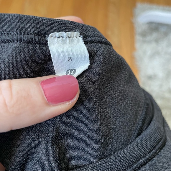 Lululemon Ebb To Street Racerback Crop Tank Black Size 8 - Picture 8 of 8